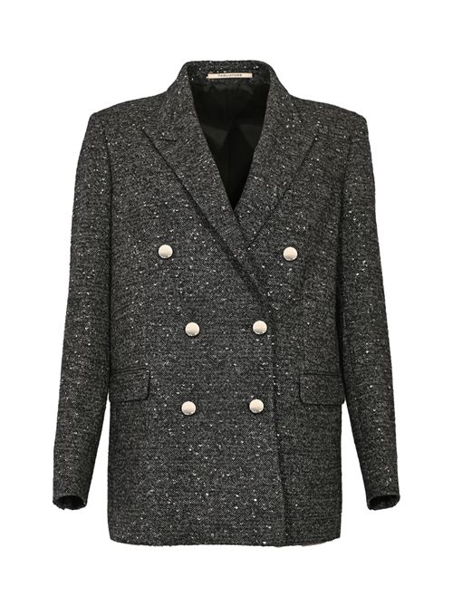 Giacca doppiopetto Jasmine in misto lana con paillettes Tagliatore | J-JASMINE10B 9701572111